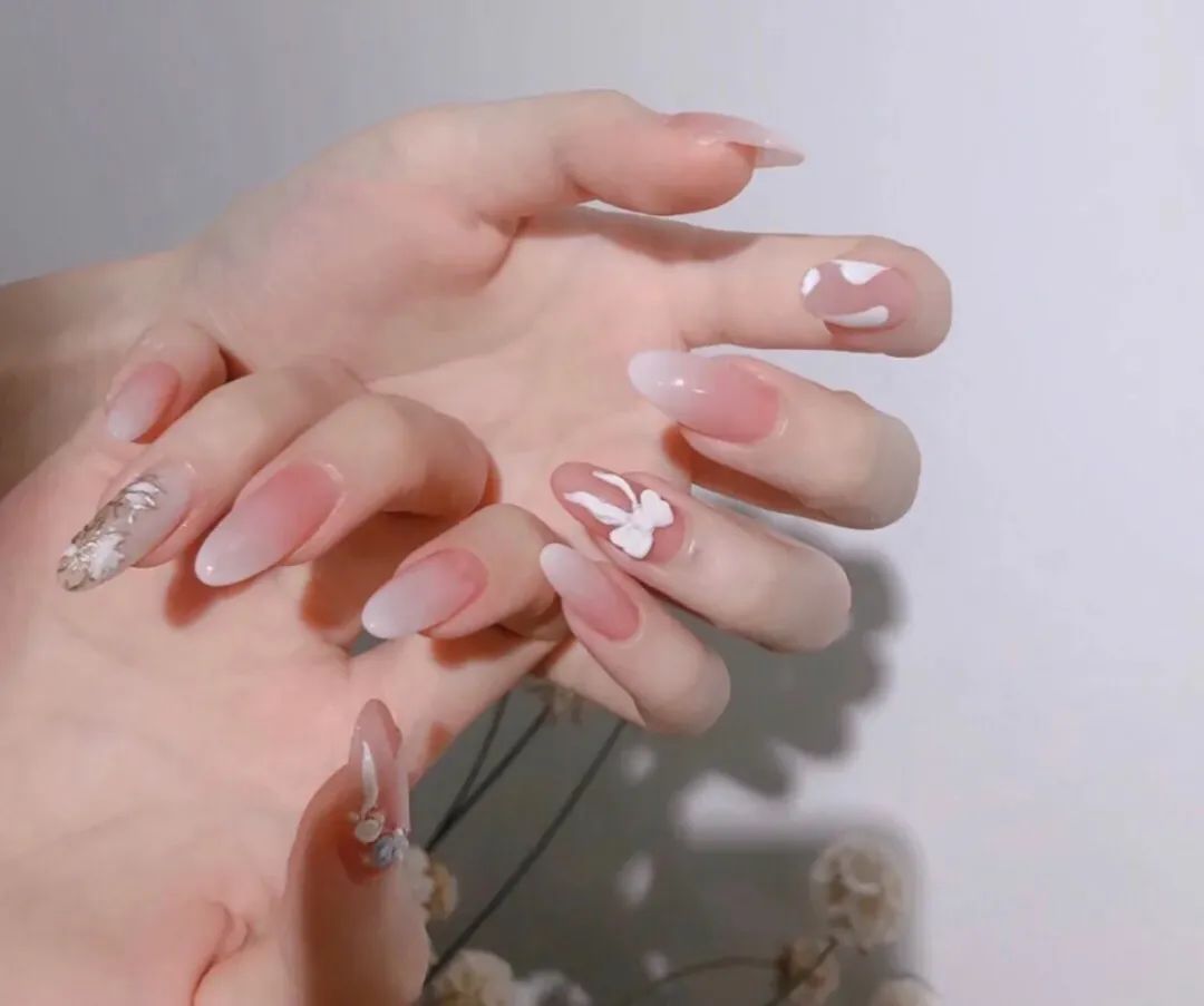 简单款美甲显手白高贵冬天,这100款秋冬美甲也太好看了吧