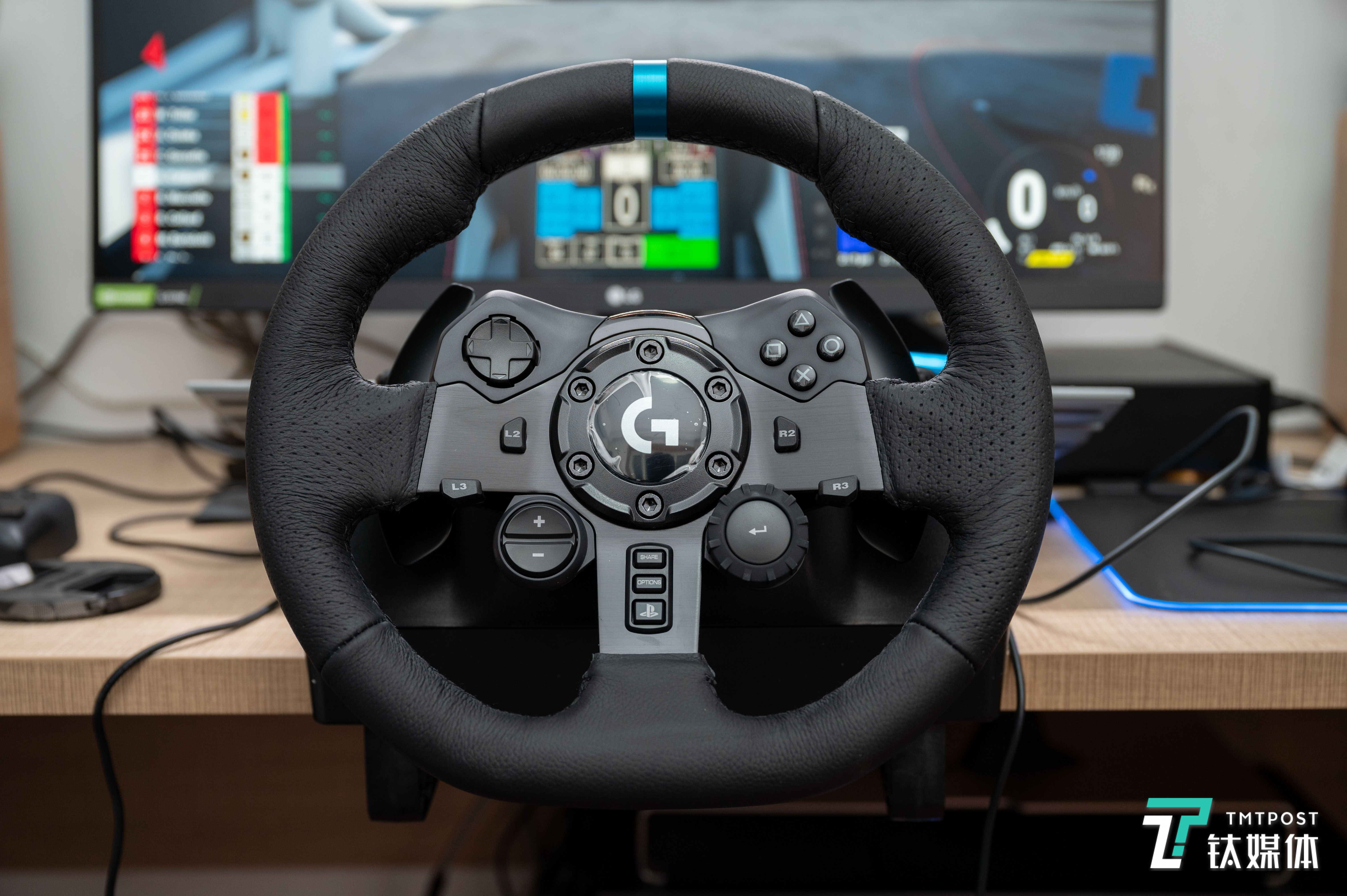 罗技模拟驾驶方向盘g923,罗技g923模拟赛车力反馈方向盘