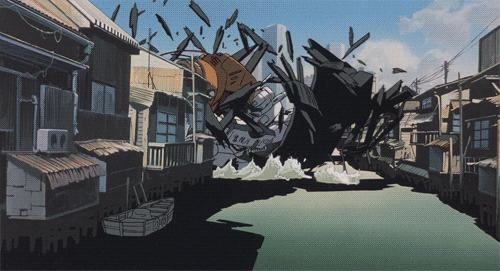 日本动画产业中的建筑,日本动画产业展示