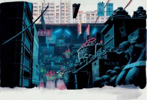 日本动画产业中的建筑,日本动画产业展示