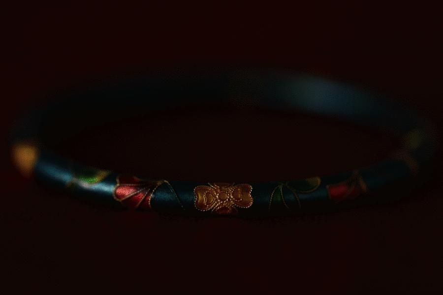 掐丝珐琅彩非遗,珐琅彩掐丝描金