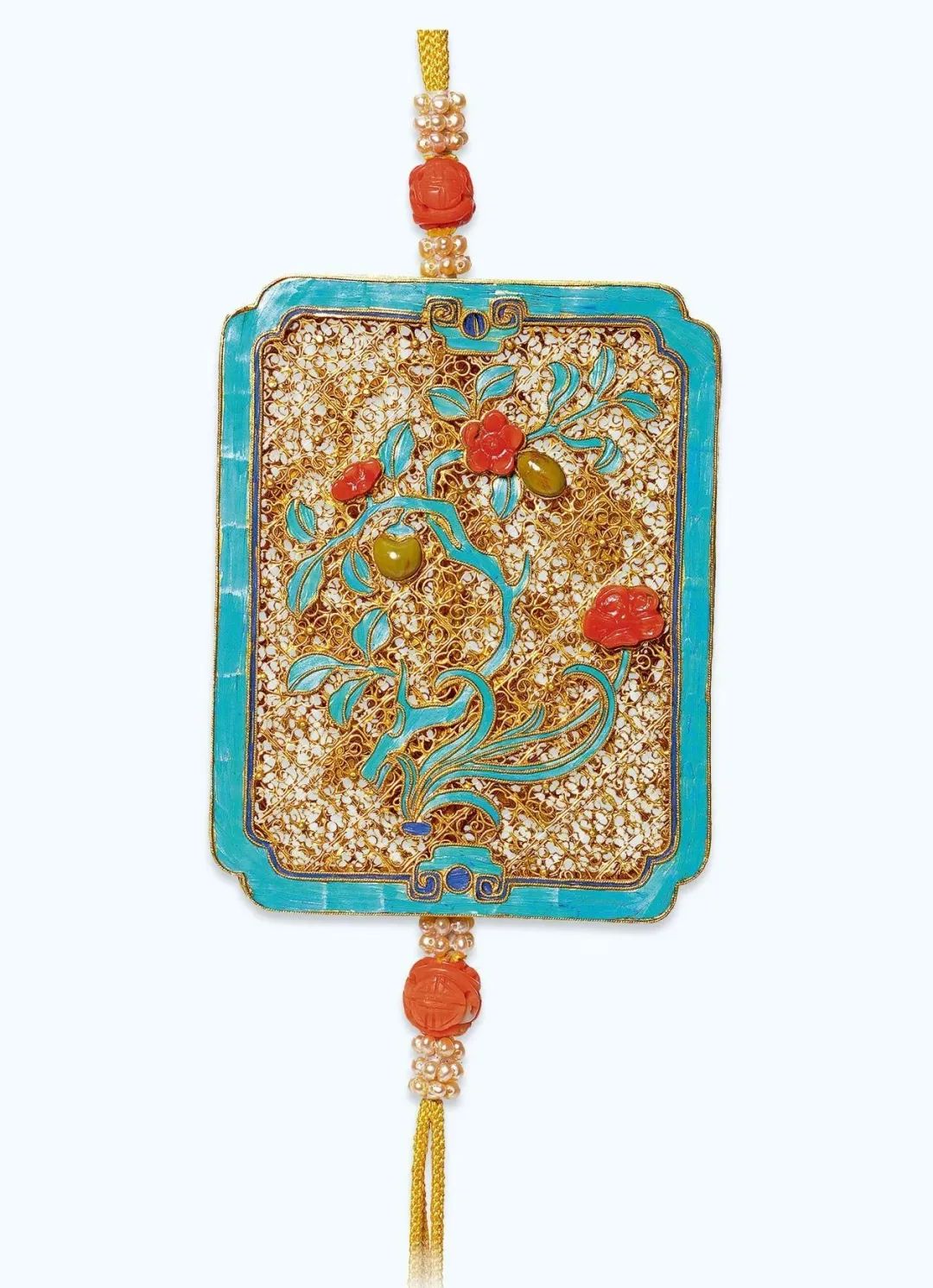 掐丝珐琅彩非遗,珐琅彩掐丝描金