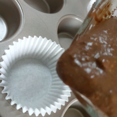 巧克力香蕉麦芬蛋糕,巧克力豆麦芬蛋糕