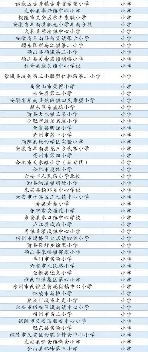合肥小学幼儿园划分,教育部中小学幼儿园