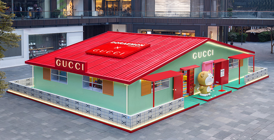 gucci哆啦a梦联名款套装多少钱,gucci2018早春中国