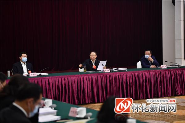 怀化交警开会,怀化代表团第六次全体会议