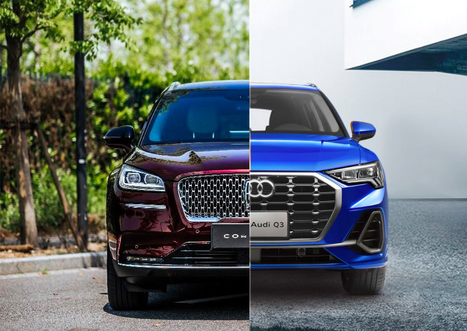 新款林肯冒险家和q3哪个值得买,林肯冒险家对比奥迪q3