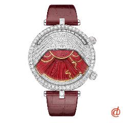 女首富有福了,梵克雅宝女士腕表复杂功能首次领先,表中芭蕾可视可听,按需*放播**