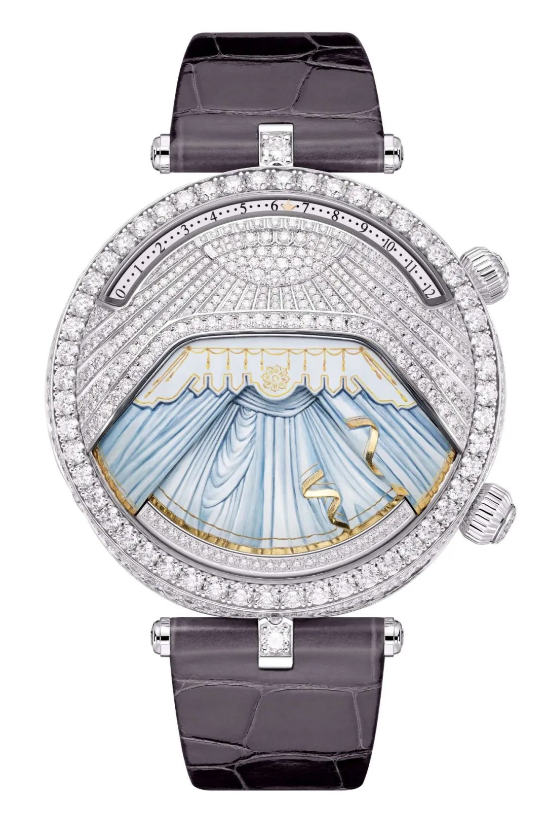 女首富有福了,梵克雅宝女士腕表复杂功能首次领先,表中芭蕾可视可听,按需*放播**