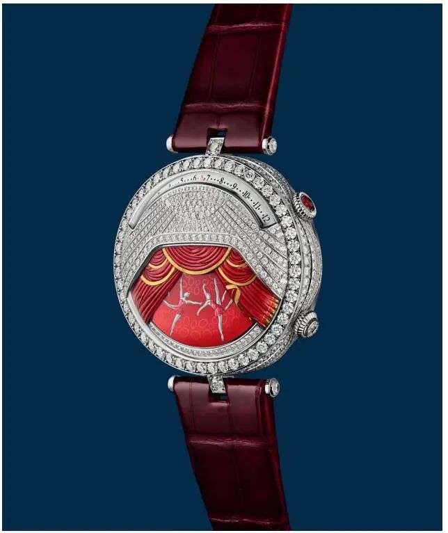 女首富有福了,梵克雅宝女士腕表复杂功能首次领先,表中芭蕾可视可听,按需*放播**