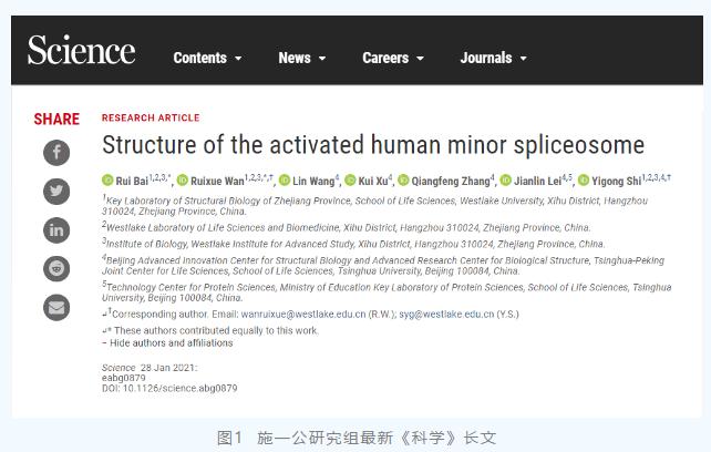 西湖大学校长施一公团队最新研究,施一公电镜结构技术含量
