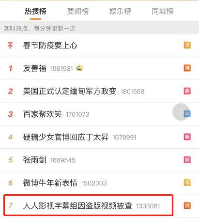 人人影视字幕组15人获刑,上海警方通报人人影视字幕组