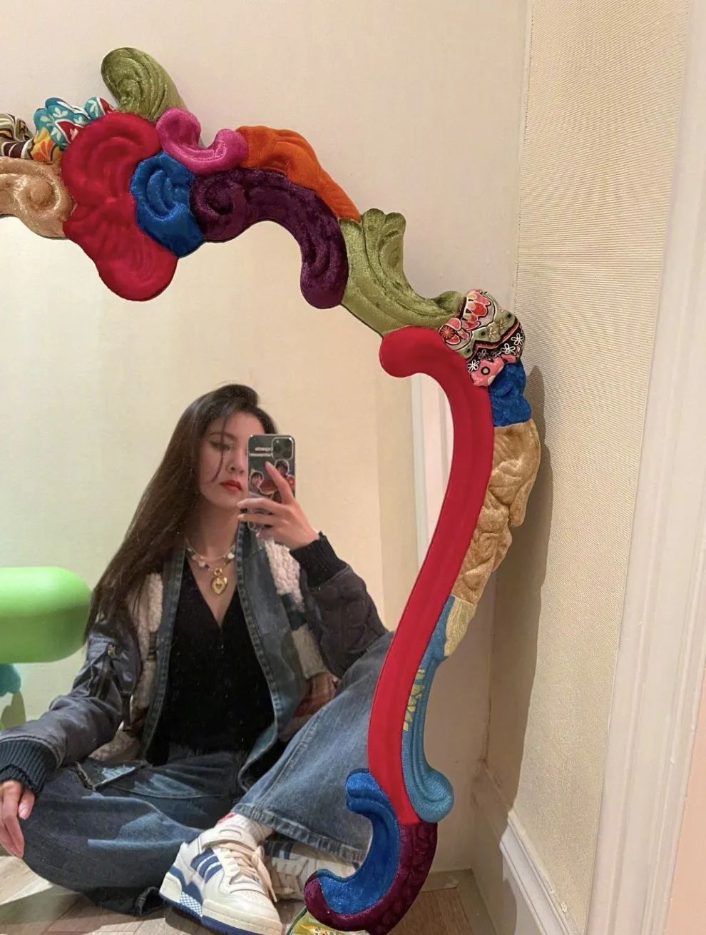 白百何坎肩卫衣,白百何ootd穿搭