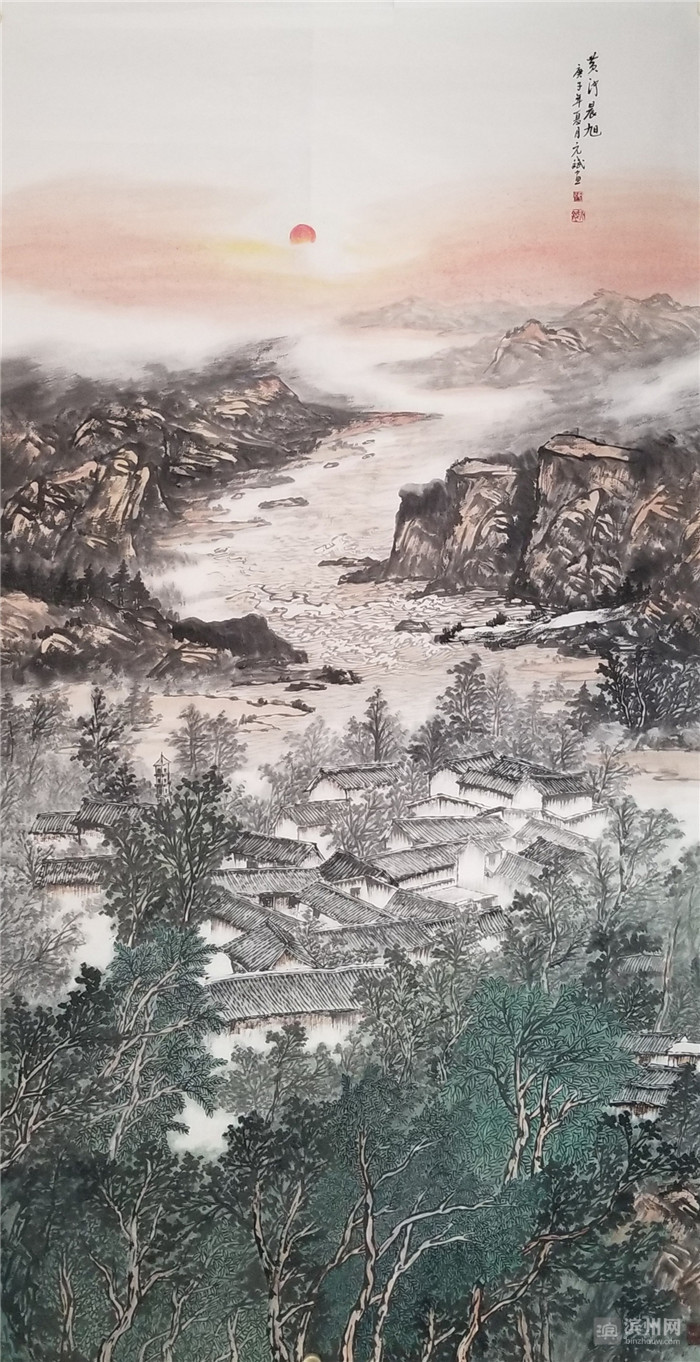 滨州书画家张元斌作品欣赏,滨州书画家作品