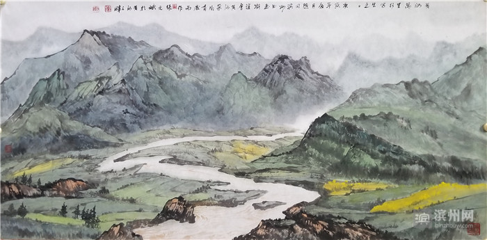 滨州书画家张元斌作品欣赏,滨州书画家作品