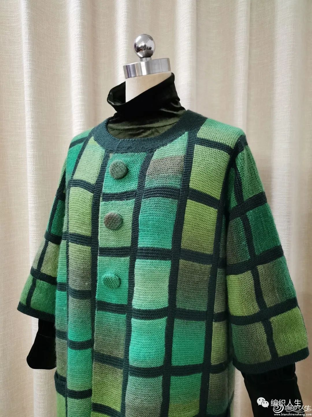 编织人生手工编织教程从上向下织,编织人生论坛宝宝优秀作品