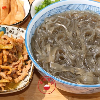 吃家常红薯粉,早上来一碗米粉