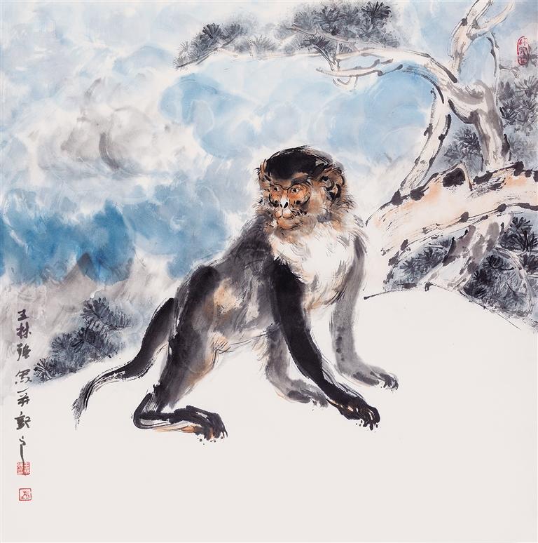 王林强国画作品欣赏,王林的山水画作品欣赏