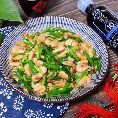 韭菜炒河虾的家常做法窍门图片,椒盐辣炒河虾