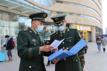 走，当兵去！*警武**沈阳支队首批春季新兵入营，兵员成分全为大学生