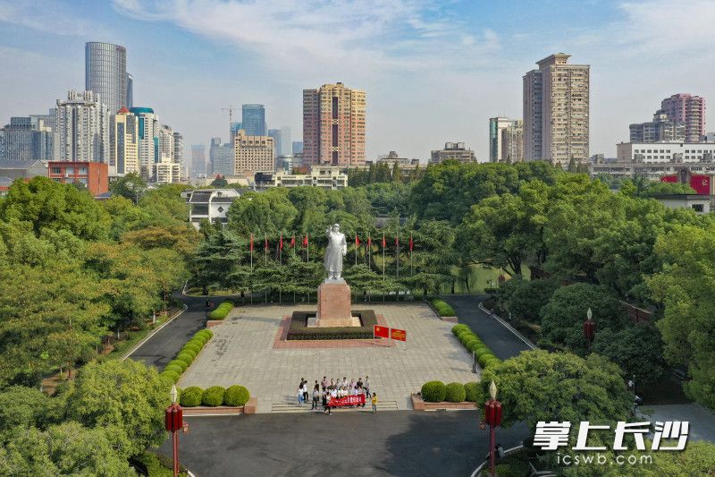 湖南红和长沙红,长沙全城中国红