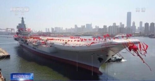 海上巨无霸航母视频,印度首艘国产航母战斗力如何