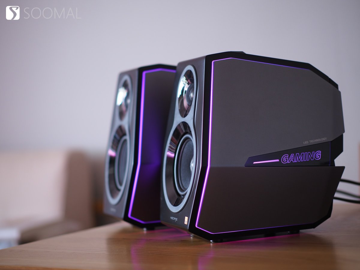 漫步者HECATEG5000红色音响,漫步者HECATE电竞游戏系列音箱