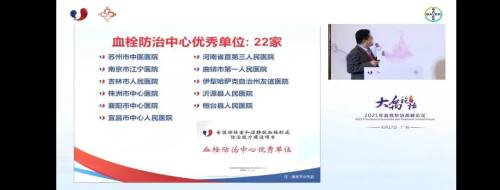 热烈祝贺吉林市人民医院荣获国家“血栓防治中心优秀单位”称号