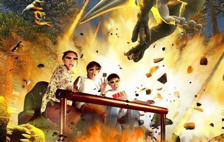 不是每个街头4D影院都会喷水