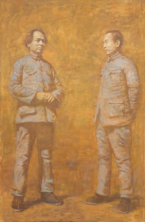 艺术学院100年党史故事绘画图,党史教育学习绘画作品