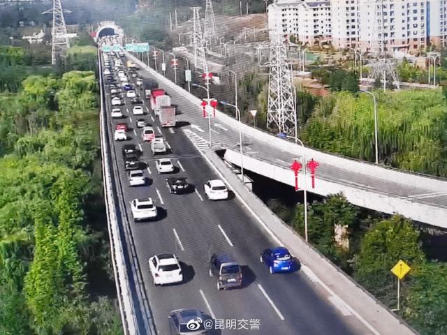 5月5日昆明高速路况实时查询,昆明广福路车流量