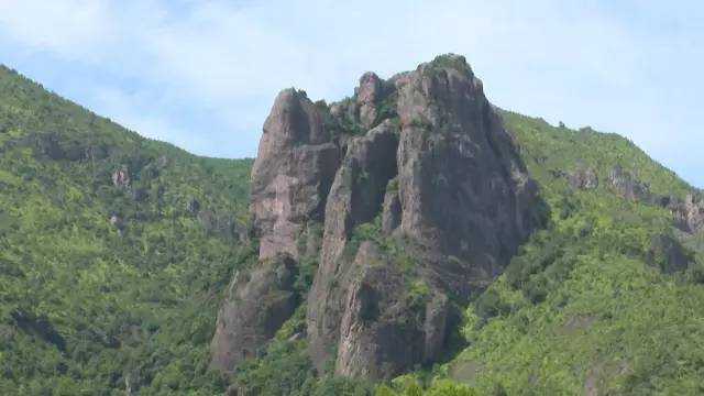 浙江省台州市临海县芙蓉村航拍,浙江临海桃渚芙蓉村全景