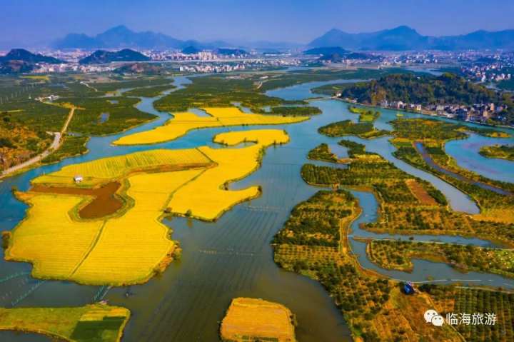 浙江省台州市临海县芙蓉村航拍,浙江临海桃渚芙蓉村全景