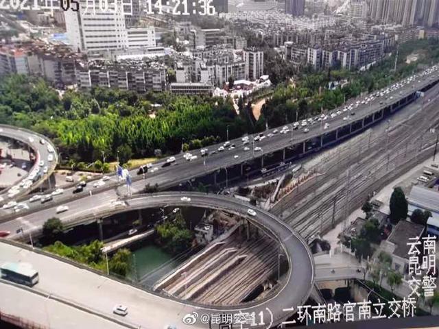 5月5日昆明高速路况实时查询,昆明广福路车流量