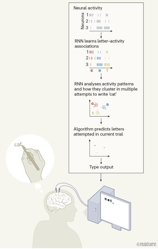 截瘫患者「意念打字」登Nature封面:速度接近常人敲键盘,准确率99.2%