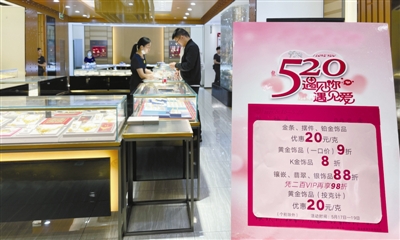 国际金价一路走高,今日金价金手镯