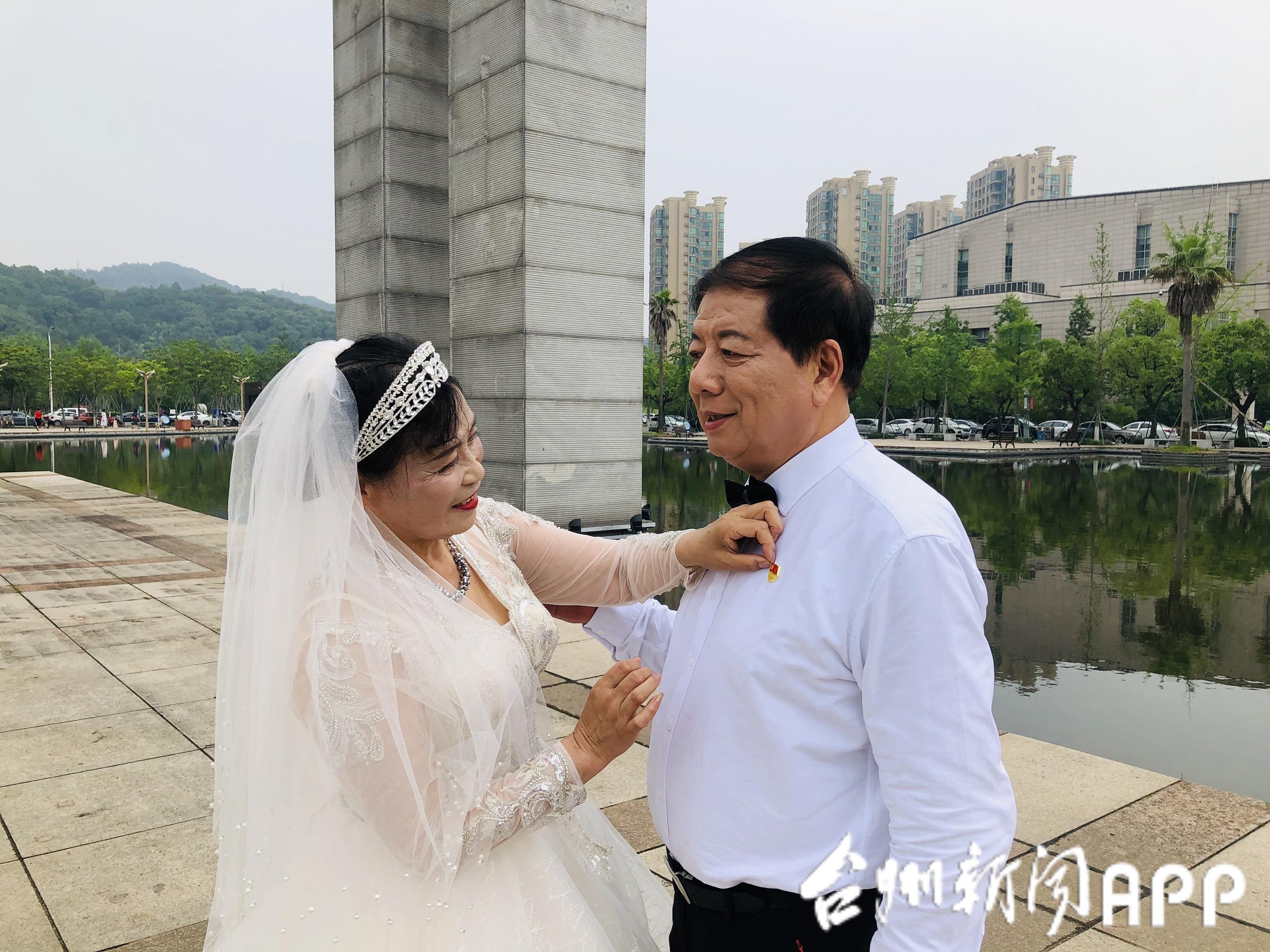 很美很酷,台州老*党**员圆梦婚纱