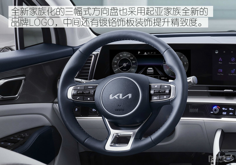 战斗气息更强全新一代起亚狮跑官图解析