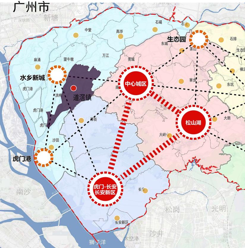 东莞南城沿河商住区,广东省300亩以上商住用地出售
