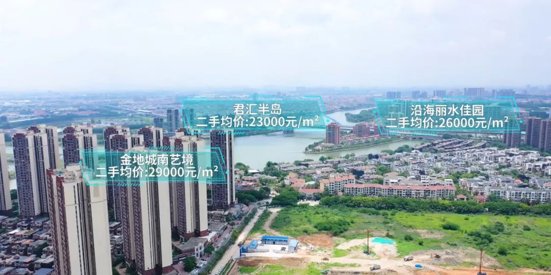 东莞南城沿河商住区,广东省300亩以上商住用地出售