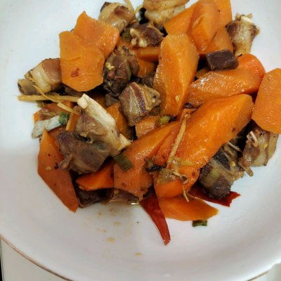 羊排寸排烧胡萝卜,胡萝卜烧羊排做法