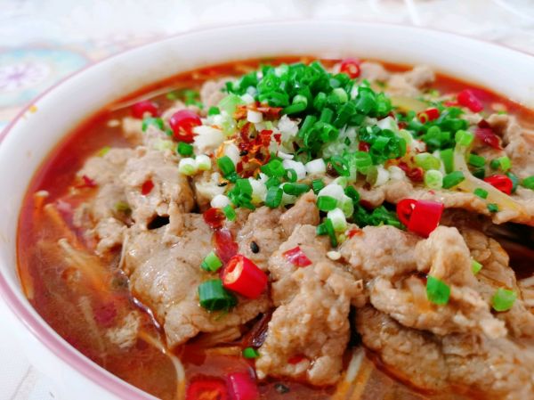 暖胃水煮肉片,暖心又暖胃的家常做法