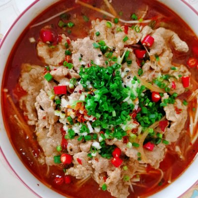 暖胃水煮肉片,暖心又暖胃的家常做法