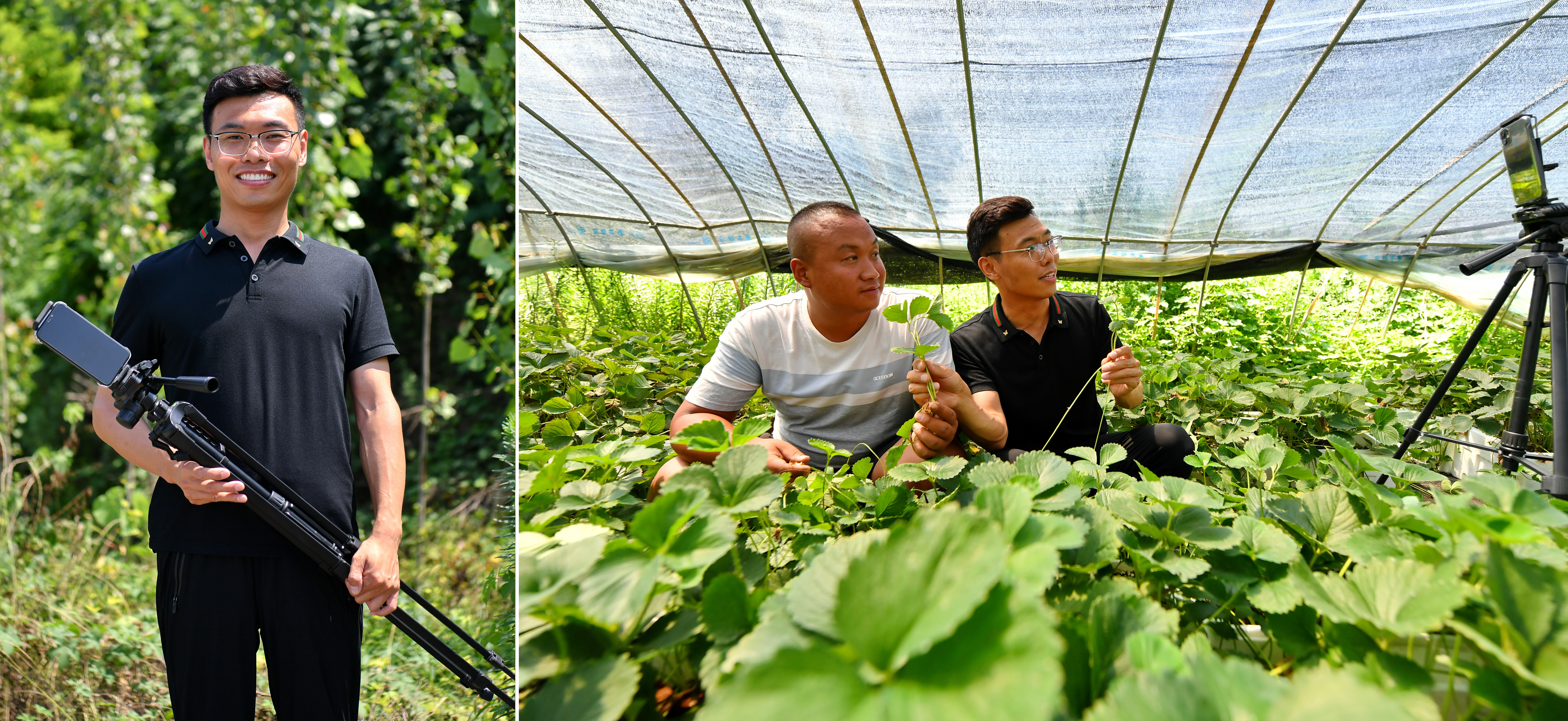 村里的直播达人,村里的年轻人直播