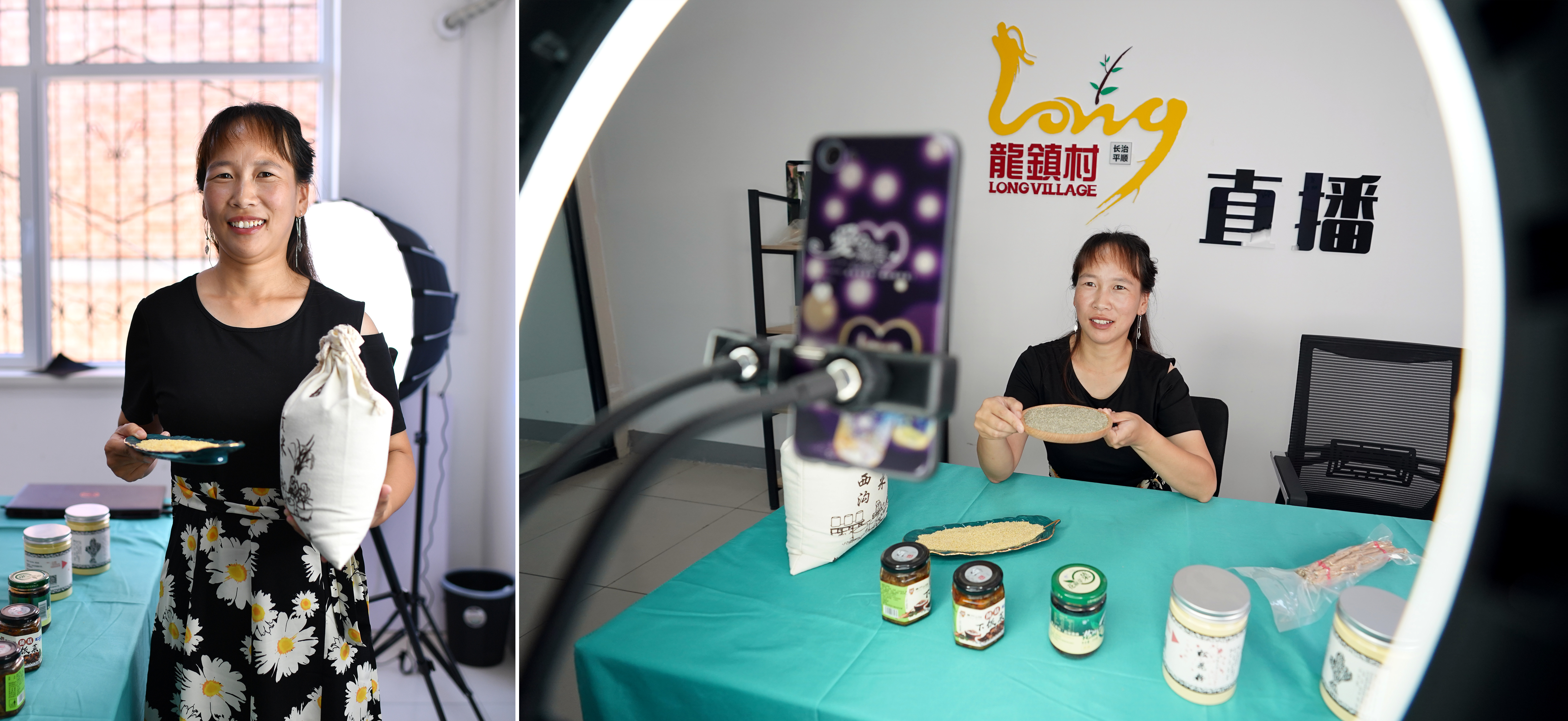 村里的直播达人,村里的年轻人直播