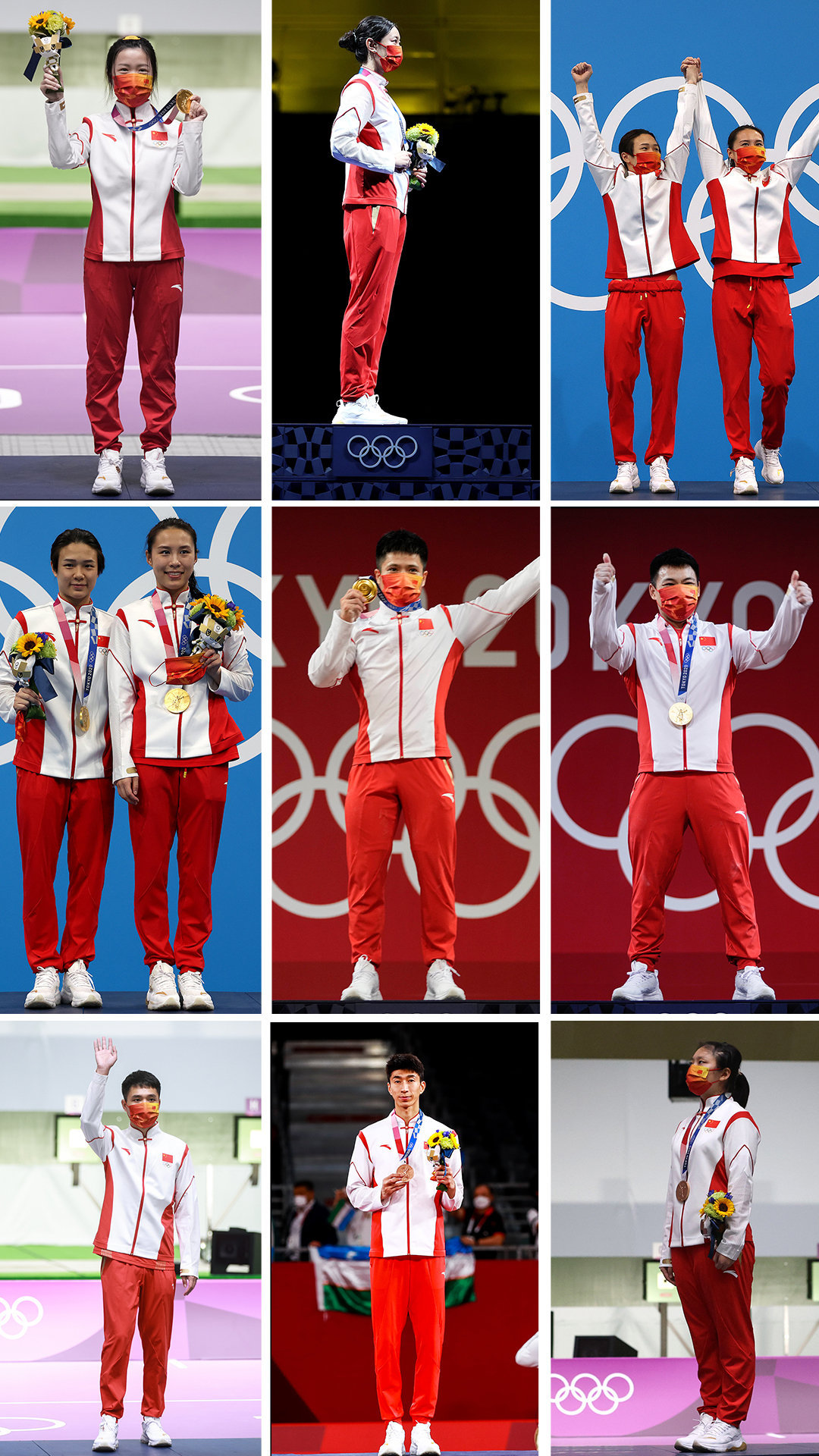 中国奥运代表团领奖服是谁设计的,1984-2021中国代表团奥运领奖服