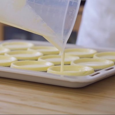 正宗葡式蛋挞制作,教你蛋挞简单做法