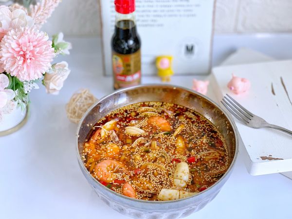 加点滋味捞汁小海鲜调料,简单又华丽的捞汁小海鲜