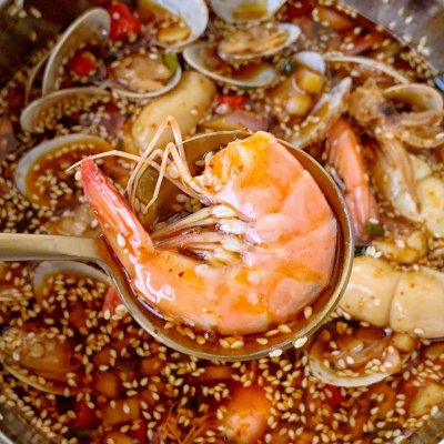 加点滋味捞汁小海鲜调料,简单又华丽的捞汁小海鲜