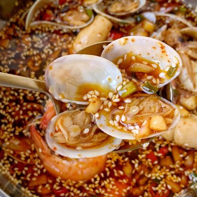 加点滋味捞汁小海鲜调料,简单又华丽的捞汁小海鲜